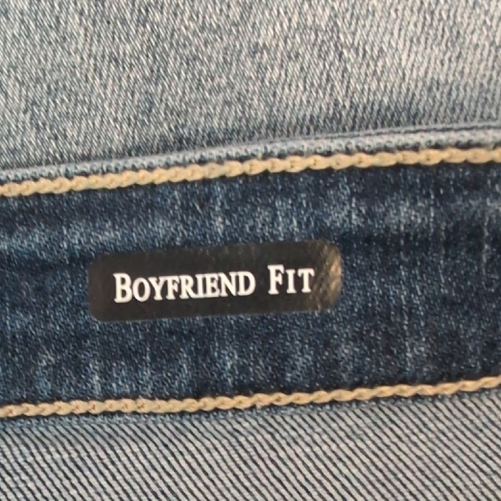 Judy Blue Boyfriend Fit Classic Blue Skinny Plus Size Jeans 15/32 - Picture 9 of 10